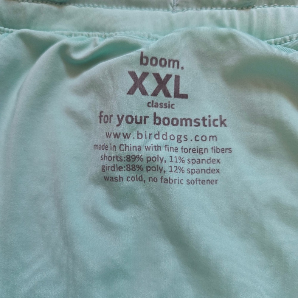 Birddogs Shorts Mens XXL Purple Pink Teal Swim Trunks Lined Zipper Pockets Retro - Picture 2 of 5